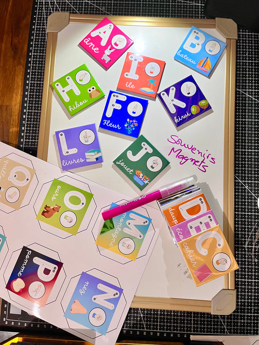 🧲 Pack Alphabet Magnétique Illustré